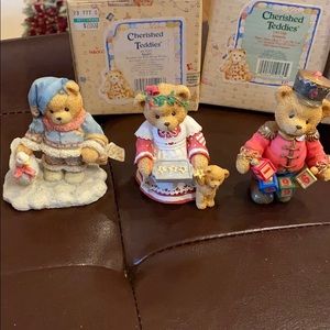 Cherished Teddies- Lot of Dated Figures ‘94-‘96